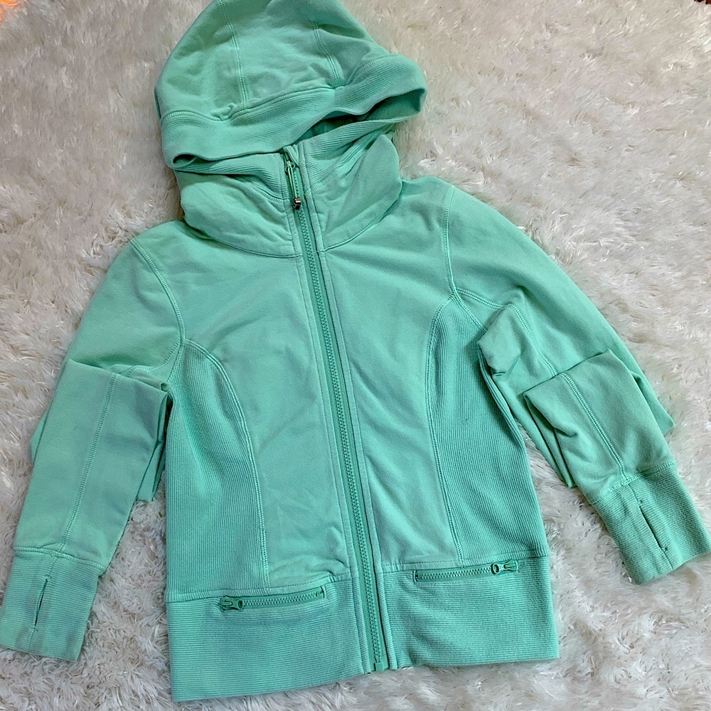 Lululemon Throw Me Over Hoodie In Fresh Teal.